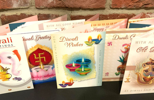 10pk assorted diwali cards - 10pk,