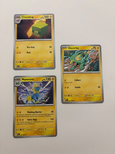 Pokémon cards electric type - electric,