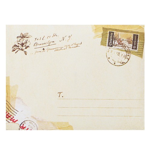 48pcs retro storage - retro, envelope