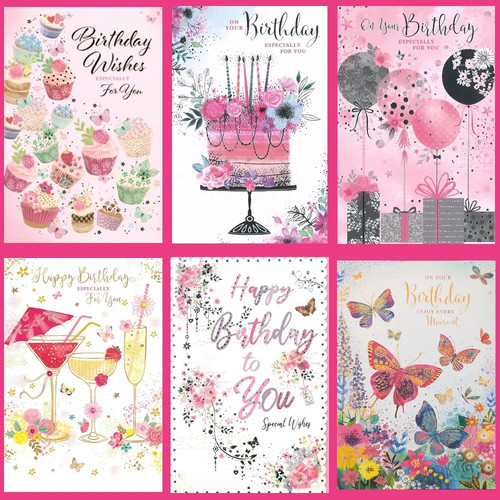 Pack birthday cards mixed - birthday,