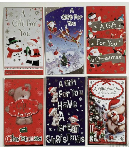 Assorted christmas money - x,