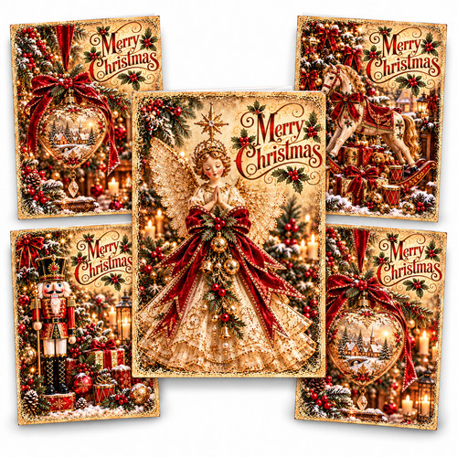 Pack christmas cards - pack,