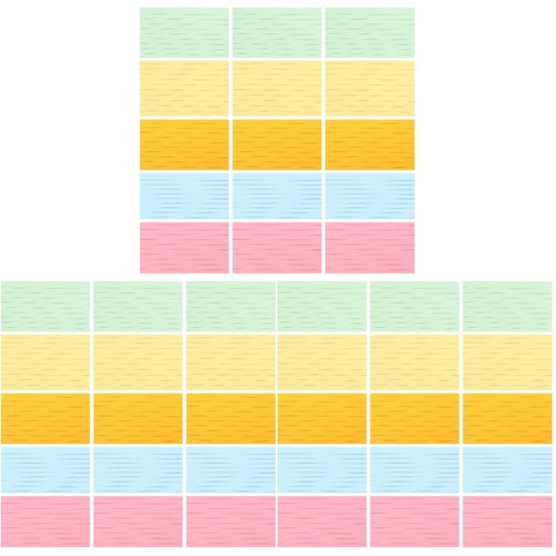Assorted color index - index, cards