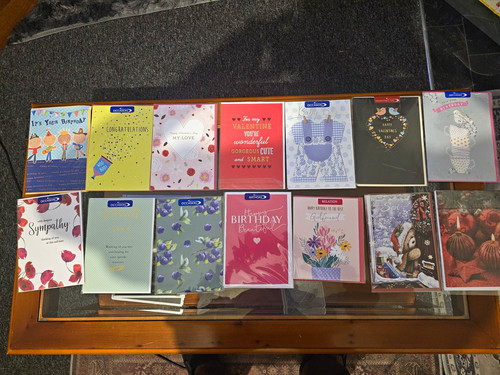 Assorted greeting cards - cards, job