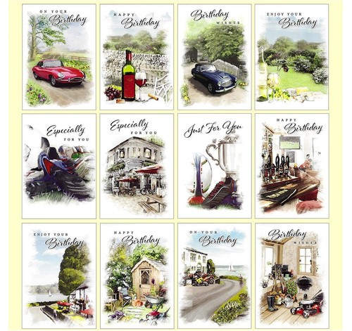 Pack birthday cards - 12,