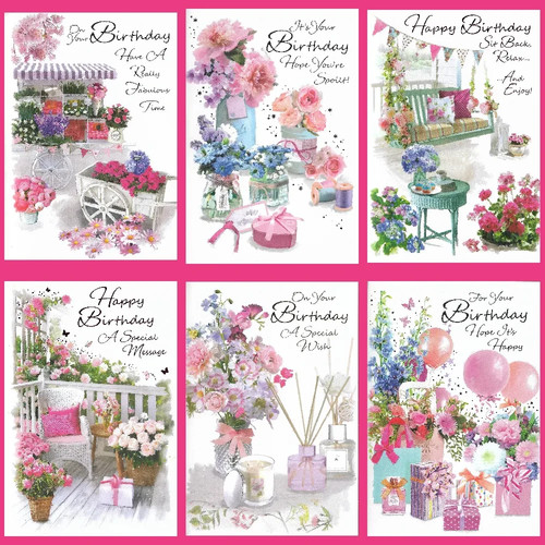 Pack birthday cards - of, 6