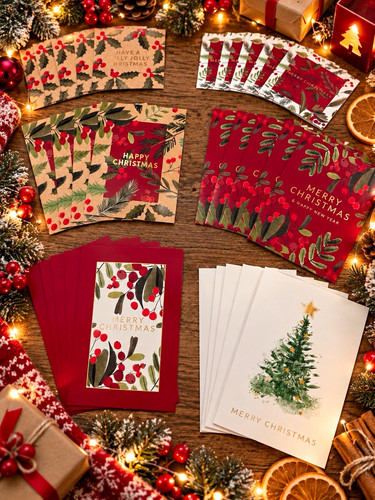 Christmas greeting cards - 30,