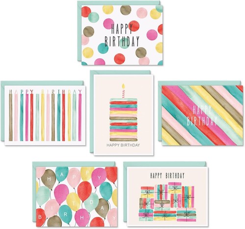 Watercolor bulk birthday - watercolor,