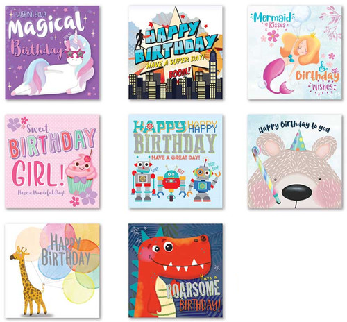 Pack mixed assorted happy - 8,
