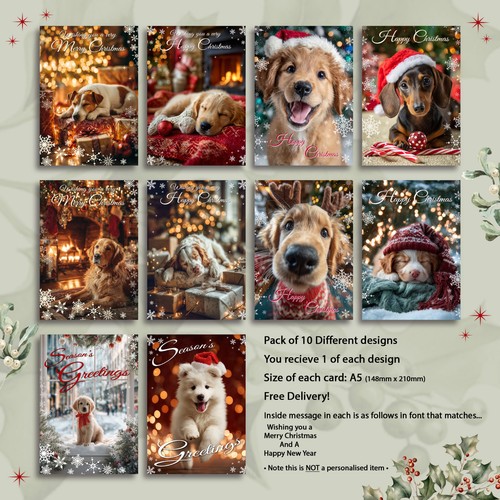 Pack christmas cards - pack,