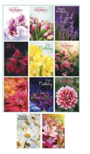 Assorted birthday cards - assorted,
