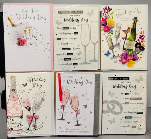 Wedding day greetings cards - day,