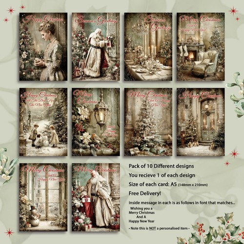 Pack christmas cards - pack,