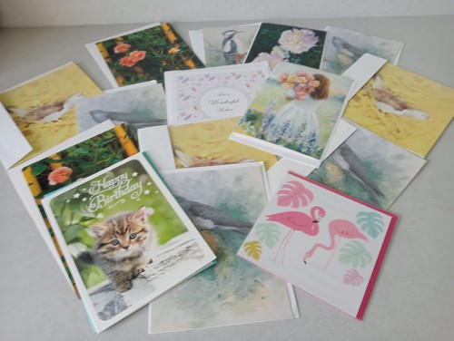 Bundle various cards - of,