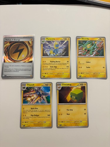 Pokémon cards electric type - cards,